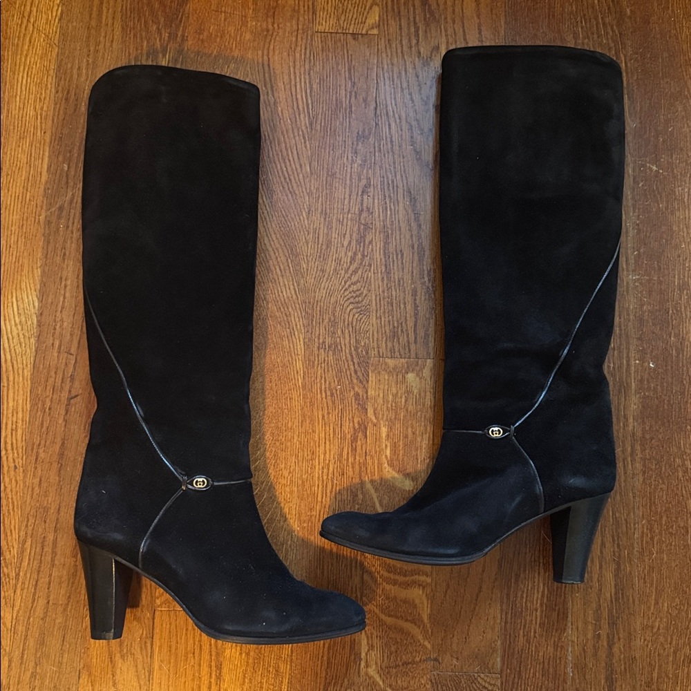 1970s Gucci Suede Boots - Picture 11 of 14